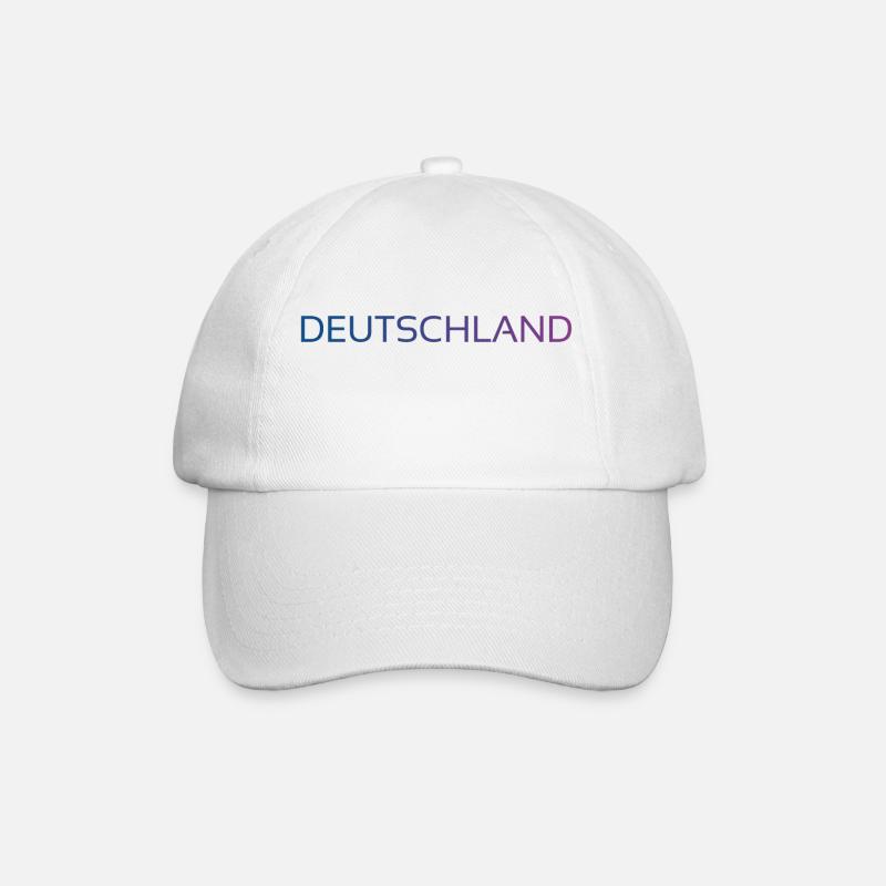 Germany - Baseball Cap - white/white