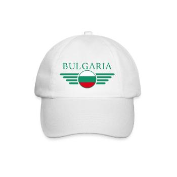 I Love Bulgaria, Elegance Style Design T-Shirt - Baseball Cap - white/white - Front