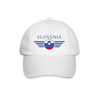 I Love Slovenia, Elegance Style Design T-Shirt - Baseball Cap - white/white - Front