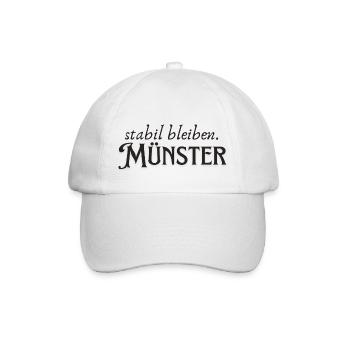 Münster remain stable - Baseball Cap - white/white - Front