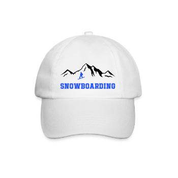 Snowboarding - Baseballkappe - Weiß/Weiß - Vorne