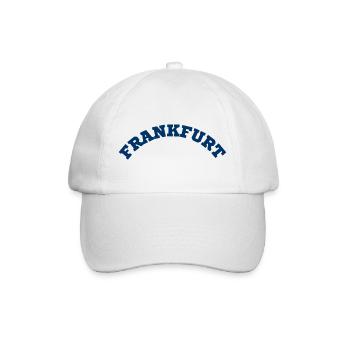 Frankfurt - Baseballkappe - Weiß/Weiß - Vorne