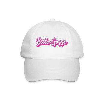 Beautiful Kid Script Pink - Baseball Cap - white/white - Front