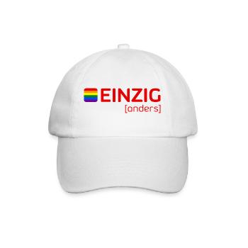 Einziganders - Baseballkappe - Weiß/Weiß - Vorne