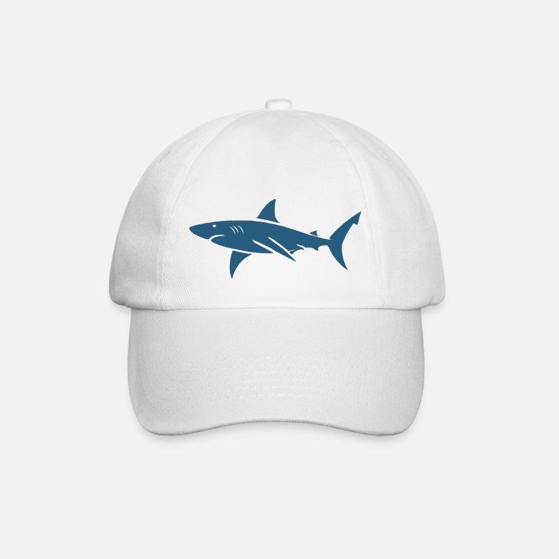 hai - Baseballkappe - Weiß/Weiß
