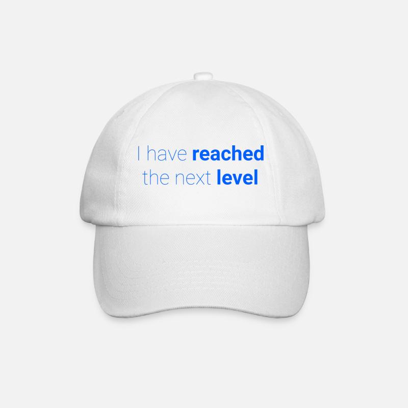 Abstract contrast pattern for self-expression - Baseball Cap - white/white