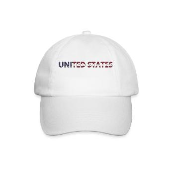 United States - Baseball Cap - white/white - Front
