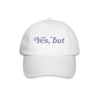 Ja, aber... - Casquette classique - blanc/blanc - Devant