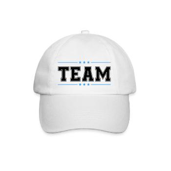 Team 02 - Baseball Cap - white/white - Front