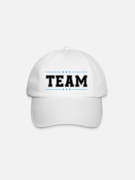 team 02 - Baseballkappe - Weiß/Weiß