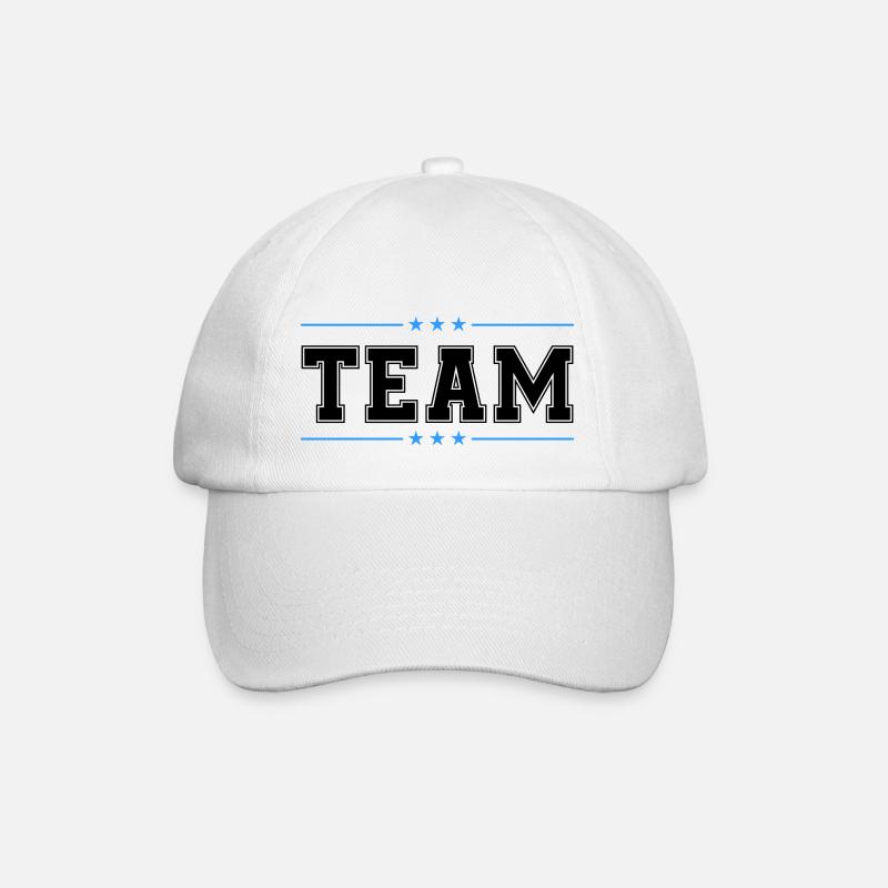 team 02 - Baseballkappe - Weiß/Weiß