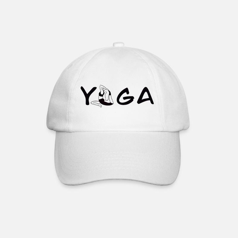Yoga Pose - Casquette classique - blanc/blanc
