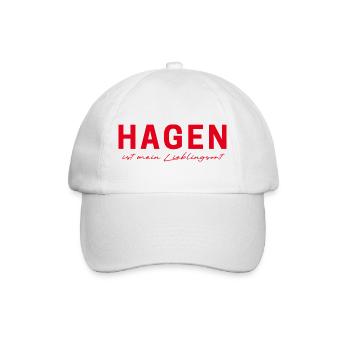 T-shirt Hagen Fan – Parfait pour tous les fans ! - Casquette classique - blanc/blanc - Devant