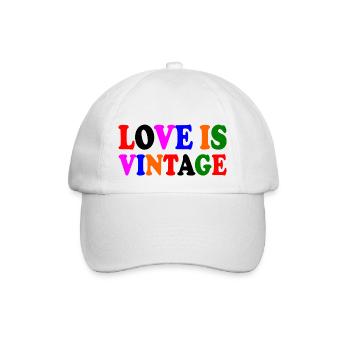 Love is vintage - Casquette classique - blanc/blanc - Devant