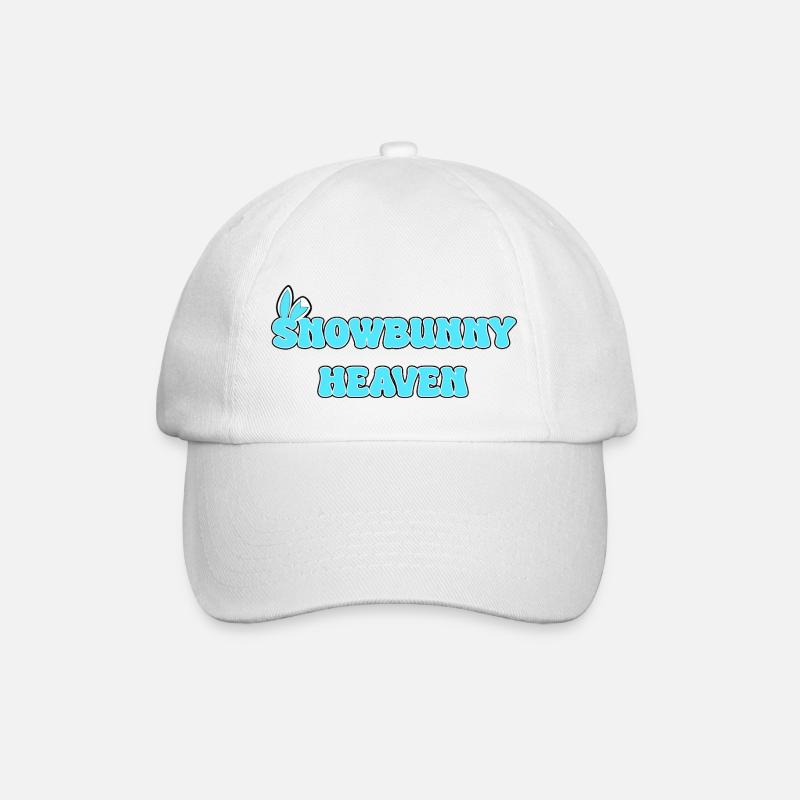 Snowbunny Heaven - Baseball Cap - white/white