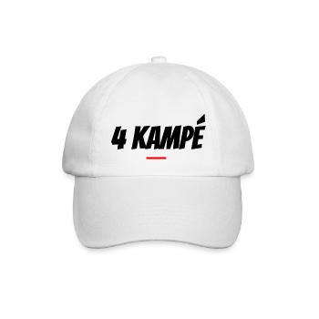4 kampé - Baseball Cap - white/white - Front