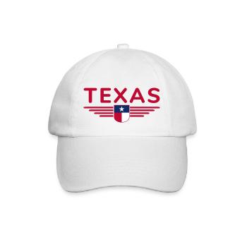 Texas Fan T-Shirt – Lone Star Style - Casquette classique - blanc/blanc - Devant