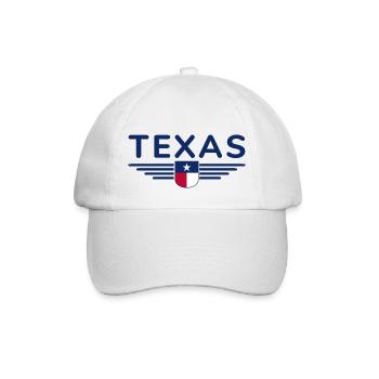 Texas Fan T-Shirt – Lone Star Style - Casquette classique - blanc/blanc - Devant