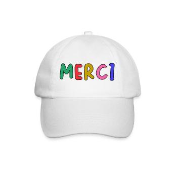 MISTRESS. THANK YOU. THANK YOU MISTRESS. GIFT - Baseball Cap - white/white - Front