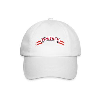 FINISHER RUN Banderole Austria - Baseball Cap - white/white - Front