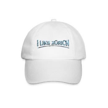 I like Zurich | Zurich-Design - Baseball Cap - white/white - Front