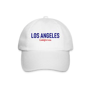 Los Angeles - Californie - Californie - États-Unis - Casquette classique - blanc/blanc - Devant