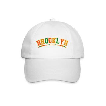Brooklyn Varsity Bow Emblem - Baseballkappe - Weiß/Weiß - Vorne