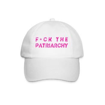 Fuck The Patriarchy - design féministe queer - Casquette classique - blanc/blanc - Devant