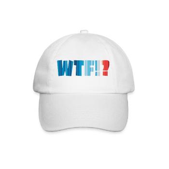 WTF Climate Strips - Baseball Cap - white/white - Front