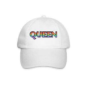 QUEEN RAINBOW - Baseball Cap - white/white - Front