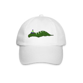 Fête de dinosaures endormis drôles Anniversaire d’anniversaire paresseux - Casquette classique - blanc/blanc - Devant