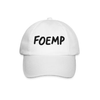 Foemp, West Flemish dialect T-shirt - Baseball Cap - white/white - Front