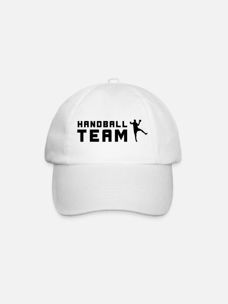 Silhouette de l’équipe de handball - Casquette classique - blanc/blanc