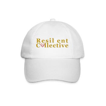 Logo du collectif résilient - Casquette classique - blanc/blanc - Devant