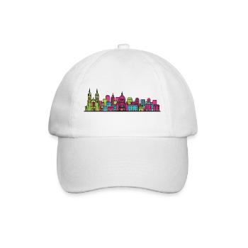 Arc de Triomphe de la Skyline de Montpellier - Casquette classique - blanc/blanc - Devant