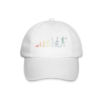 Vintage Boxes Evolution - Baseball Cap - white/white - Front