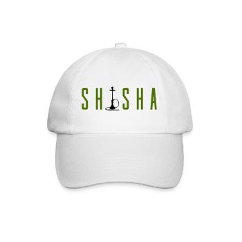 Hookah - Baseball Cap - white/white - Front