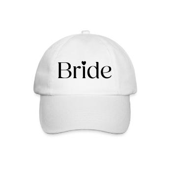 Bride  - Baseballkappe - Weiß/Weiß - Vorne