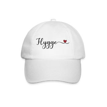 Hygge Heart - Baseball Cap - white/white - Front