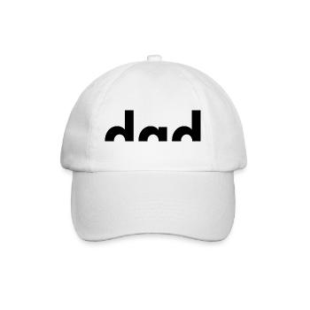 Dad Est. 2026 | Vater | Vatertag - Baseballkappe - Weiß/Weiß - Vorne