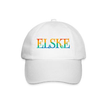 Elske  - Baseballkappe - Weiß/Weiß - Vorne