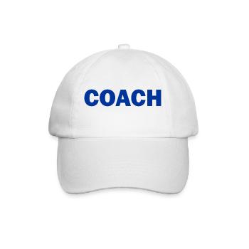 Coach - Baseballkappe - Weiß/Weiß - Vorne
