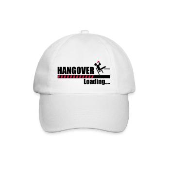 Hangover loading - Baseball Cap - white/white - Front