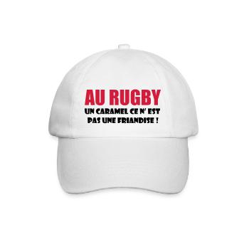rugby - Baseball Cap - white/white - Front