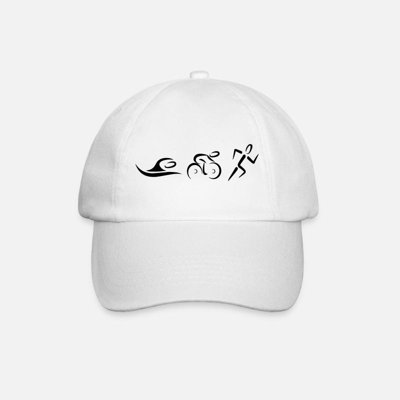 Triathlon - Casquette classique - blanc/blanc