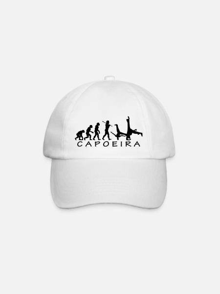 Capoeira Evolution - Baseballkappe - Weiß/Weiß