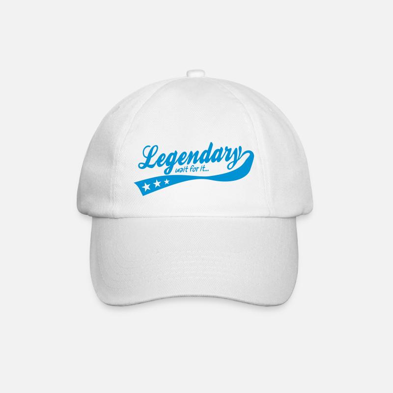 legendary ... wait for it ... retro - Baseballkappe - Weiß/Weiß