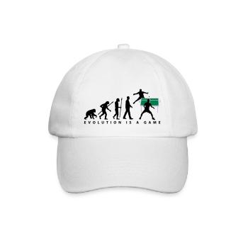 evolution_tischtennisspieler_102012_a_3c - Casquette classique - blanc/blanc - Devant