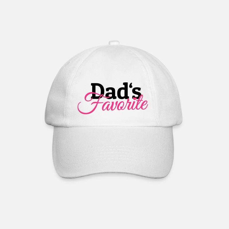 Dads Favorite - Casquette classique - blanc/blanc