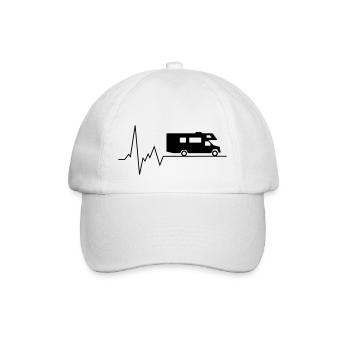 caravan - Baseball Cap - white/white - Front